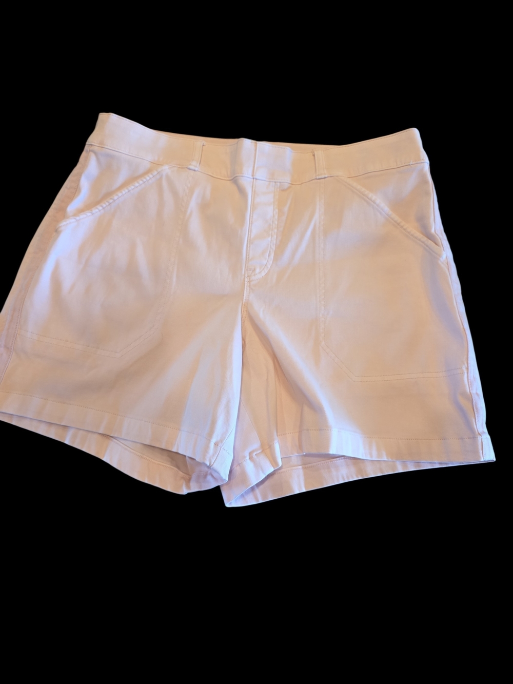 SPANX High-Waist Pink Stretch Shorts